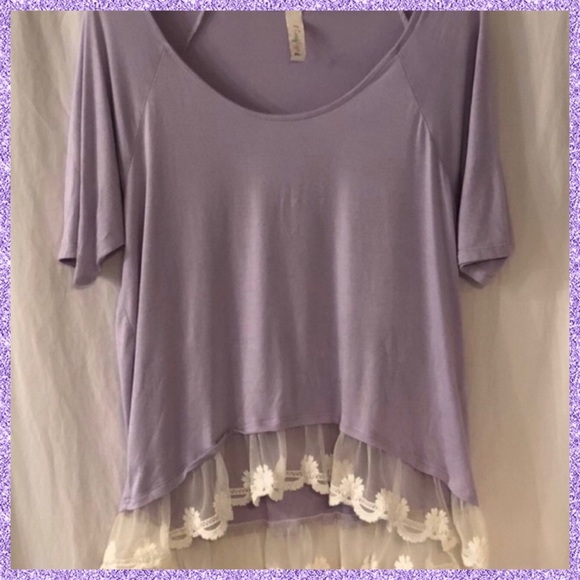 Lavender & Lace Tunic by Candy Rose - Picture 2 of 7